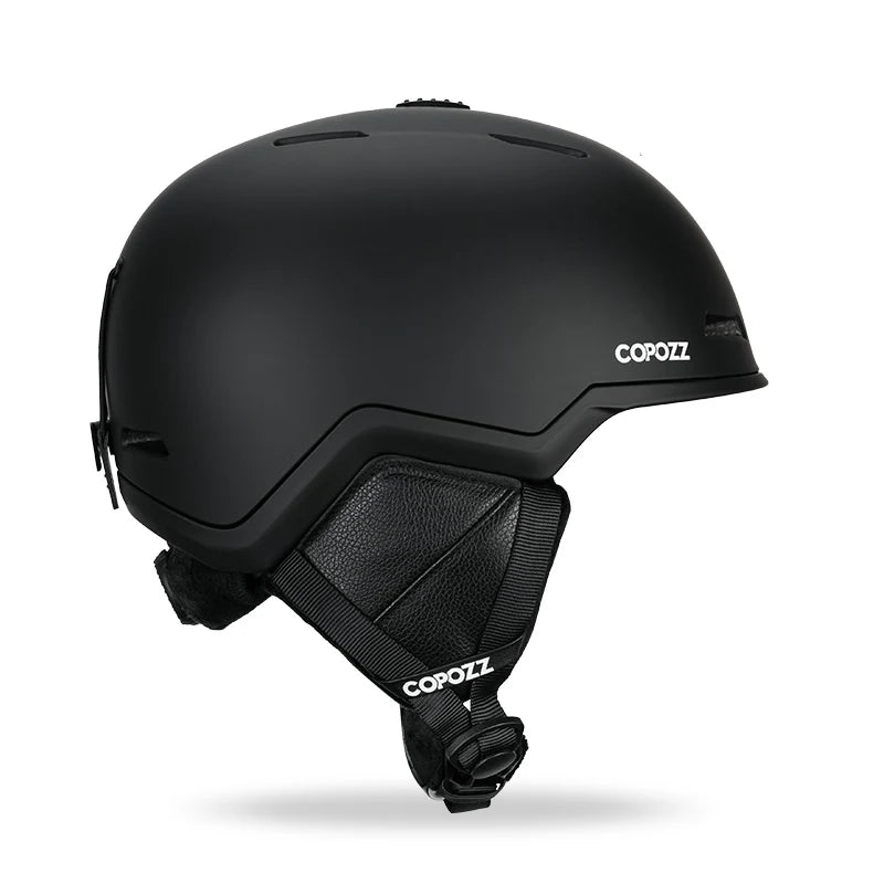 COPOZZ SafeSnow Half-Cover Ski Helmet
