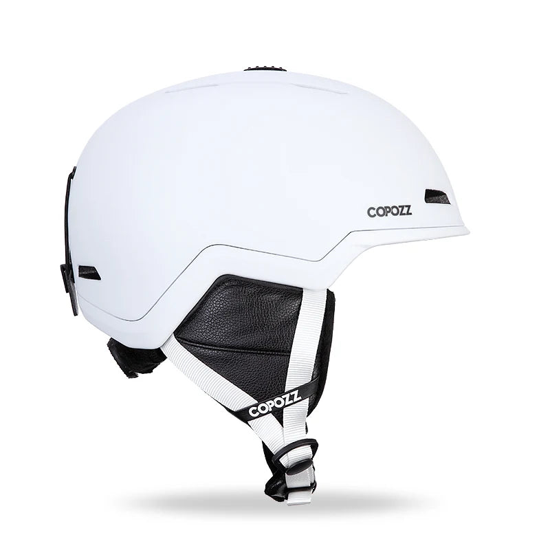COPOZZ SafeSnow Half-Cover Ski Helmet