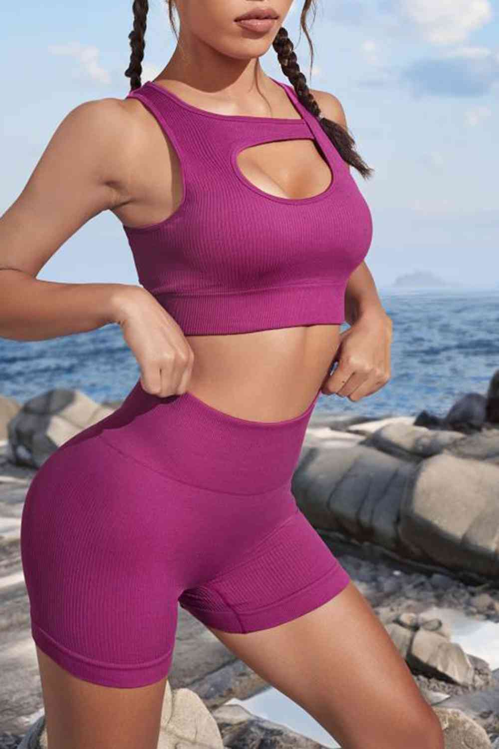 Out of State - Cutout Two-Piece Sports Set