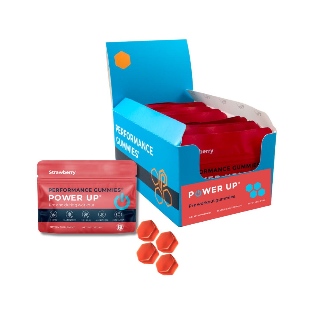 Strawberry Surge: Endurance & Focus Gummies 12-Pack