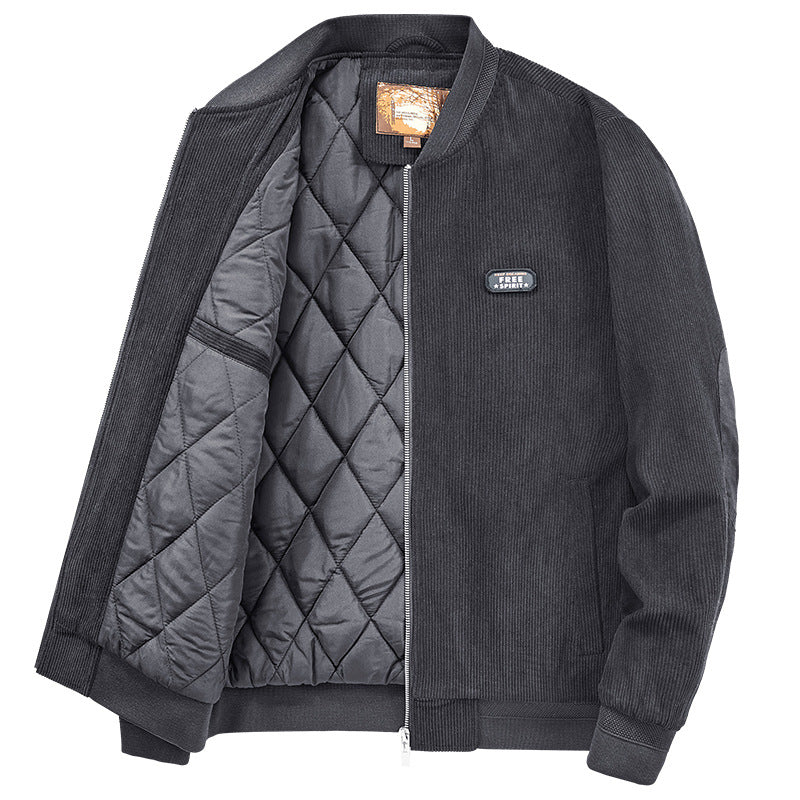 ChicPatch Men's Winter Zip Jacket